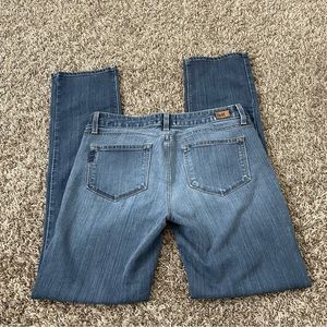 Paige Distressed Blue Jeans